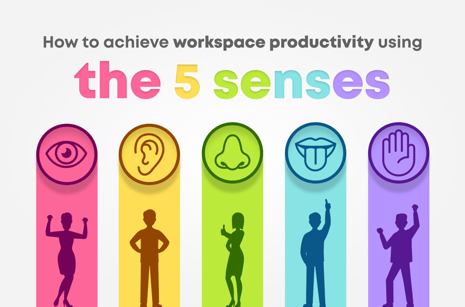 How to achieve workspace productivity using the 5 senses